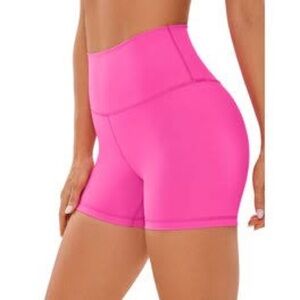 JoyLab Pink Bike Shorts with High Waistband